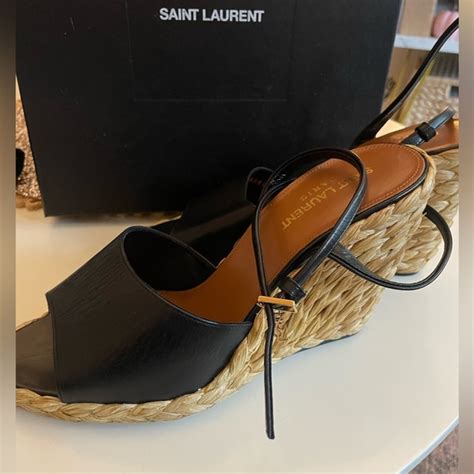 ysl espadrilles sydney|yves Saint Laurent wedges.